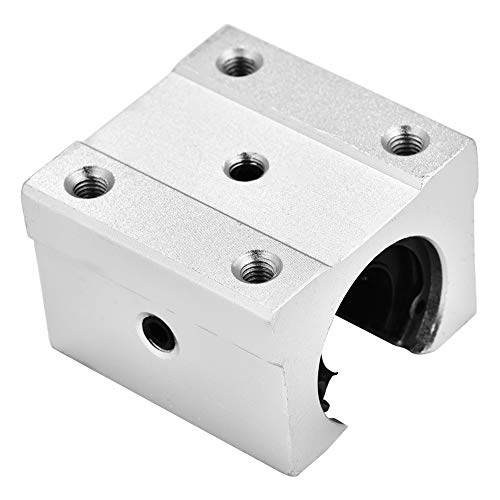 Leapiture 4Pcs SBR16UU 16mm Aluminum Open Linear Motion Bearing Open Bearing Slide Open Bearing Block Robust Reliable for CNC