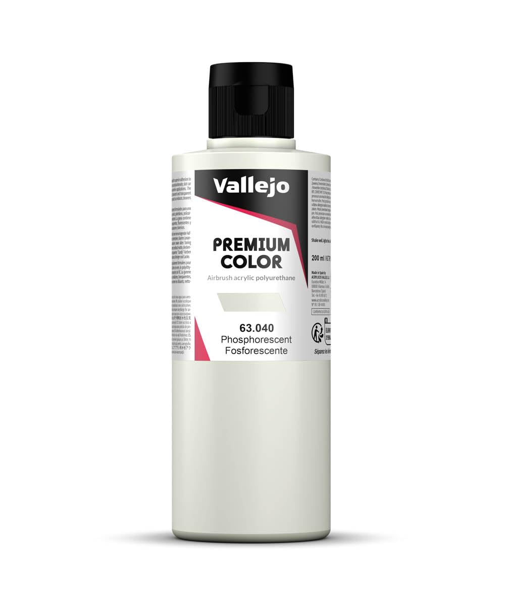 Vallejo 63.040 - Glow In The Dark, Fluorescent, 200 Ml - New