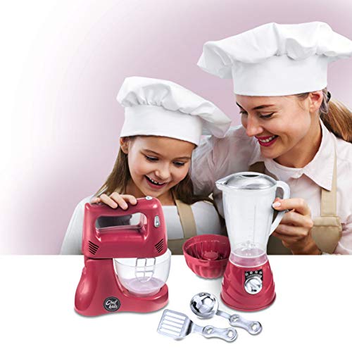 Show De Cozinha Chef Kids Zucatoys Vermelho E Metalizado Prata