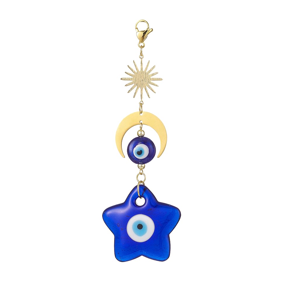 Evil Eye Sun, Moon and Star Hanging
