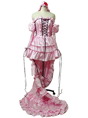 Xiao Wu Chobits Persocom Elda Chi Hibiya Pink Formal Dress Outfit Cosplay Costume (Custom Made)