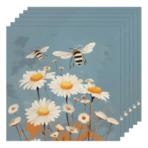 Servilletas de Tela GzLeyigou Set 6 Multicolor 50.5 x 50.5 cm miniatura 1