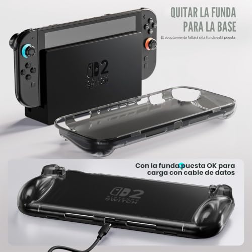 Miniatura 7 de ProCase Estuche compatible con Nintendo Switch 2 2025, Carcasa TPU Ultra Delgada Antichoque Anti-Arañazos -Switch 2