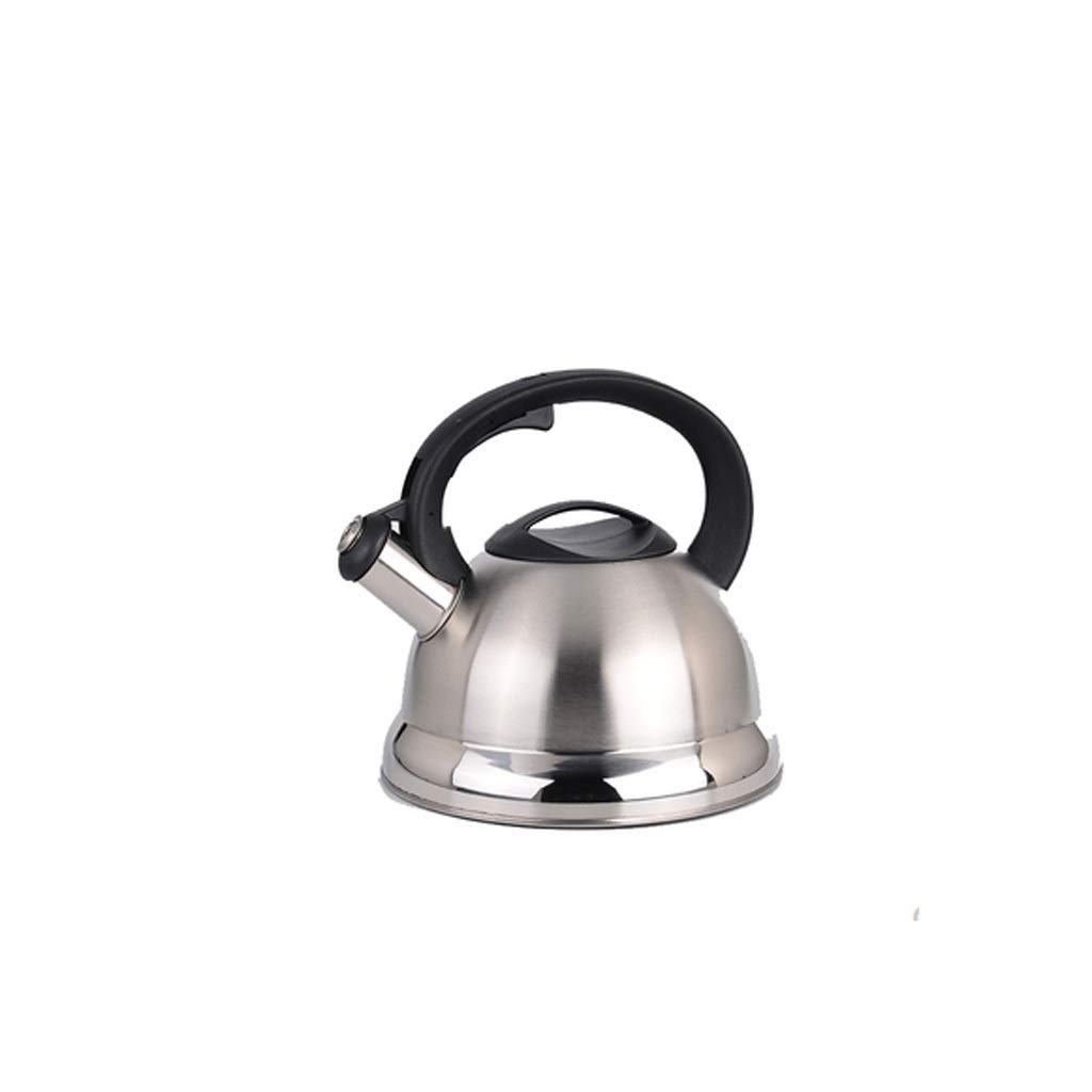 Bouilloire à sifflet compatible gaz et induction à ébullition rapide