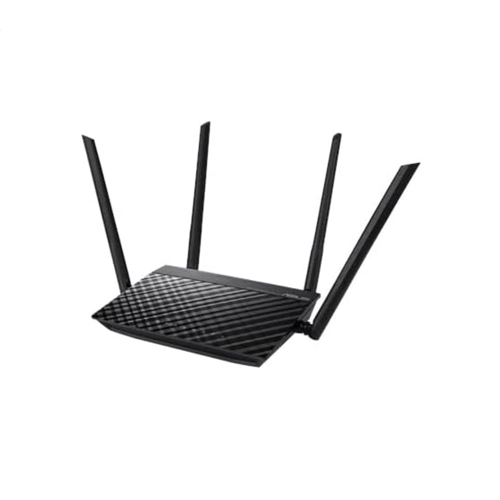 ASUS RT-AC1200 V2, Router a Doppia Banda, Per Modem Operatore e ONT, Nero | Wi-Fi 802.11ac, Velocità di 300 (2,4 GHz) + 867 Mbps (5GHz), Quattro Antenne, Parental Control e ASUS Router App