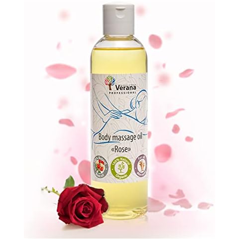 Massageöl Verana Rose, 100% Natürliches ätherisches Rosenöl Cover