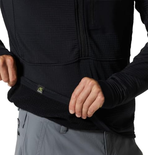 Image of Mountain Hardwear Men's Polartec Power Grid Half Zip Jacket | Stylish and Warm Jacket for All Outdoor Adventures