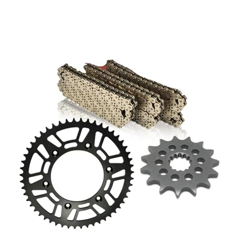 Pignons avant arrière CR125R CRF250X couronne 49 dents pignon 14T