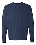 Comfort Colors Adult Long Sleeve Tee, Style 6014 (Medium, True Navy)