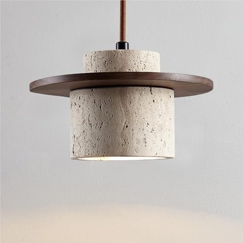 Pendant light de travertino lámpara colgante nórdica iluminación pasillo y cocina