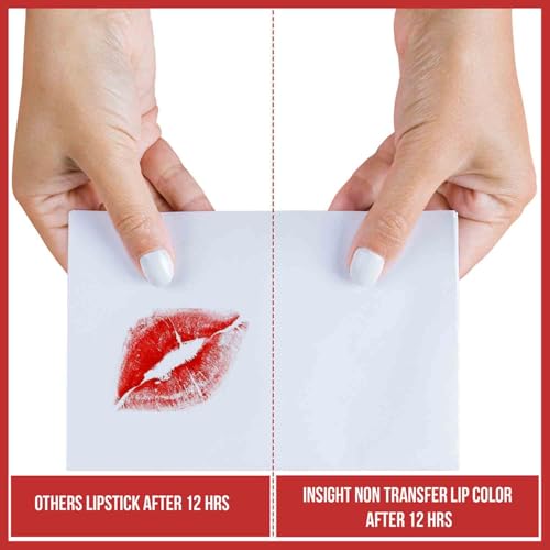 Image of INSIGHT Non Transfer Liquid Lipstick- Berries On Ice | Waterproof| Matte Finish| Transfer & Smudge Proof| Lightweight| 12 Hr Wear| Highly Pigmented 4 ml (Pack of 2)