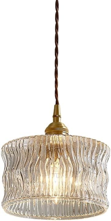Suspension en verre créatif d'exception, luminaire nordique vintage culot E27