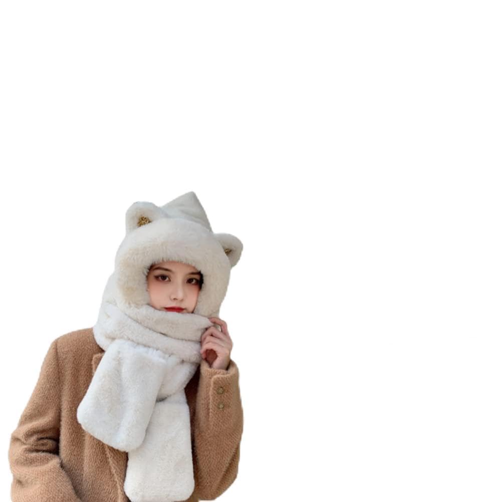 Bonnet à capuche chauffant USB blanc pour activités de plein air - 8