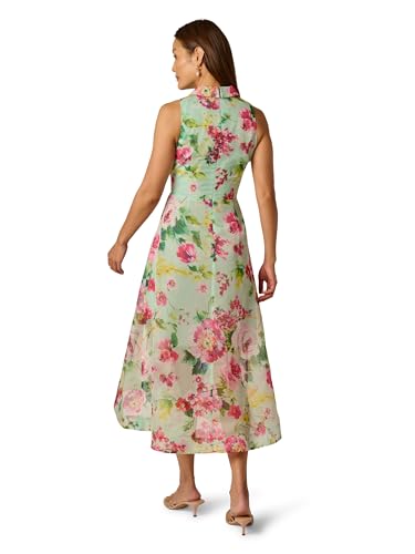 Image of Adrianna Papell Printed High-Low Dress