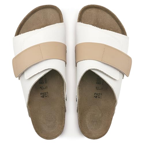 Birkenstock Kyoto Textile Compact Casual Sandal Slide: Natural Canvas Comfort with Adjustable Buckle2
