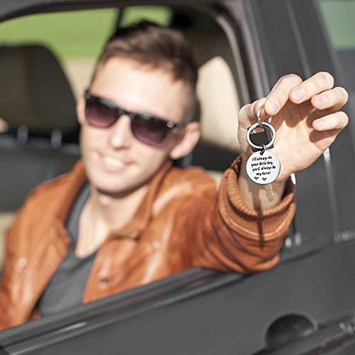 Sannyra Father‘s Day Gift Keychain I Will Always Be Your Little Boy You Will Always Be My Hero #TOP3