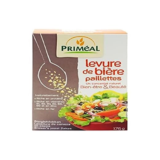 Primeal Levure de Bière Paillettes 175 g 1 Unité