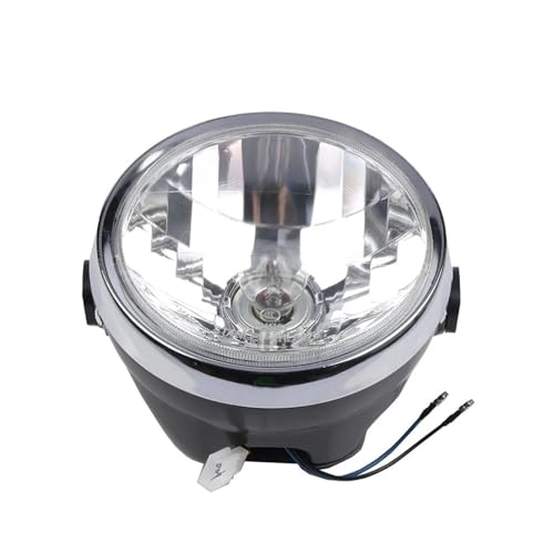 Xgupxuc Faro Motocicleta Faro Delantero Redondo Universal Para Motocicleta Para YBR125 Para YBR 125 2002-2013 35 W 7 Pulgadas Faro Delantero