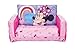 Minnie Mouse Inflatable Sofa Bed for Kids – 2-in-1 Flip Open Couch to Lounger & Nap Mat, Over 4ft Long, Removable Cover, Indoor/Outdoor Use, Ages 2–5