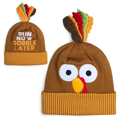 Gone For a Run Turkey Hats - Thanksgiving Running Beanies - Turkey Trot Gear