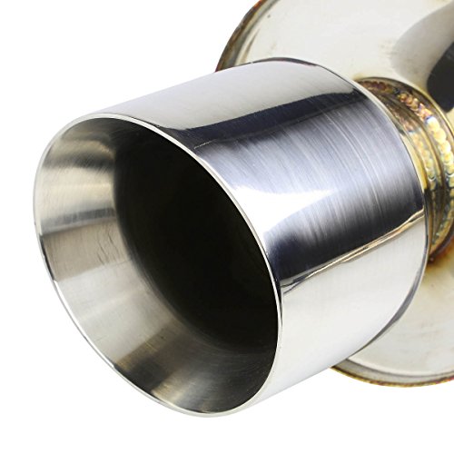 Dna Motoring Cbe-Cptc99-Nrt Cbecptc99Nrt Stainless Steel Catback Exhaust System,Rolled #TOP1