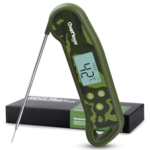 Sonda de termómetro de carne con mango digital, medidor térmico de cocina para alimentos y asador