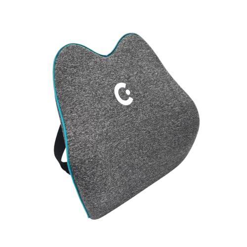 Cubii Cushii V2 Back Support Cushion for Lower Pain Relief Universal Fit for Desk, Office, Kitchen Chairs, Couch Cushions with Advanced Back Lumbar Support