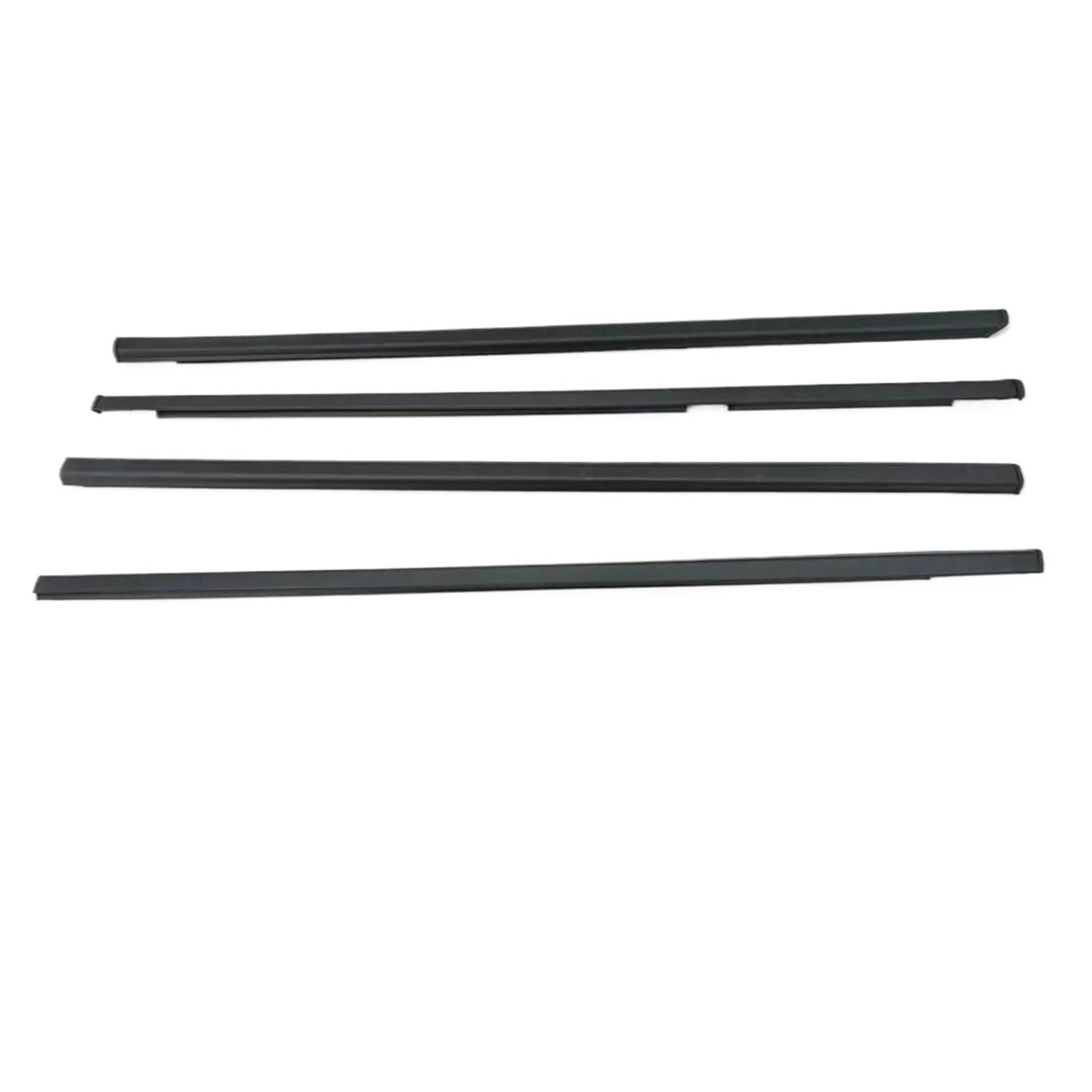 Ajohbm One Color Car Door Window Rubber Seal Strip 4Pcs Moulding Car Door Window Belt Line Glass Outer Pressure Strip For Pajero For Montero Io For Shogun For Pinin Tr4 Mr351775 Mr351776