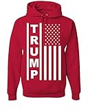 Trump Flag MAGA Republican Hoodie President USA Republican Political Red X-Large