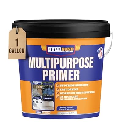 Multipurpose EPDM Primer - Roof Coating For Rubber, Wood, Fiberglass, Concrete, and Metal Surfaces - Easy to Apply on RVs, Campers, and Trailers - 1 Gallon 200 Square Fee Coverage