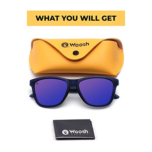 Image of Woosh Polarized Lightweight Sunglasses for Men and Women -Unisex Sunnies for Fishing Beach Running Sports and Outdoors