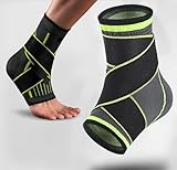 Tornozeleira de Compressão Ortopédica Ajustável – Estabilidade, Alívio de Dores e Suporte 360° para Esportes e Reabilitação