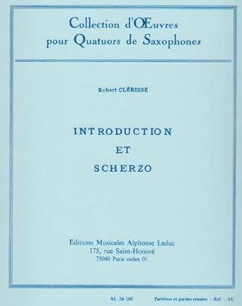 INTRODUCTION ET SCHERZO