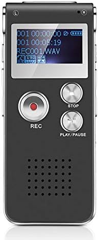 Voice Recorder for Lectures Meetings -aiworth 8GB Digital Activate Audio Tape Recording Device with Double Sensitive Microphone&MP3 Playback
