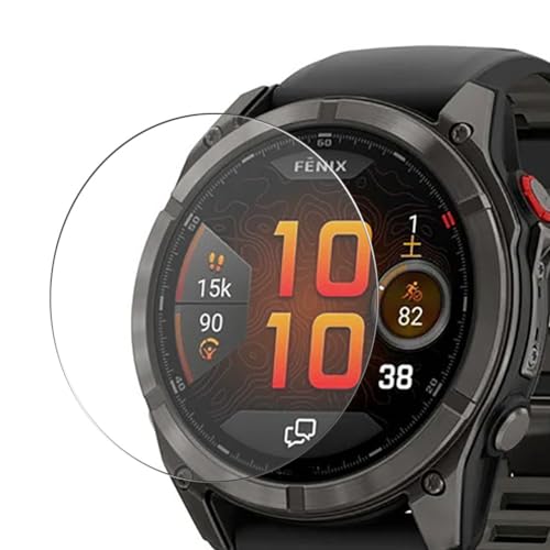 Puccy 3 Pack Screen Protector, compatible with GARMIN fenix 8 Pro AMOLED 51mm TPU Film Guard （ Not Tempered Glass Protectors）