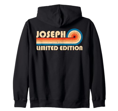 JOSEPH Name Personalised Funny Retro Vintage Birthday Sweat à Capuche