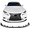 Front Bumper Lip Compatible with 2014-2016 Lexus IS250 IS300 IS350 F Sport, Matte Black PP Front Lip Splitters Chin Spoiler Polypropylene by IKON MOTORSPORTS, 2015