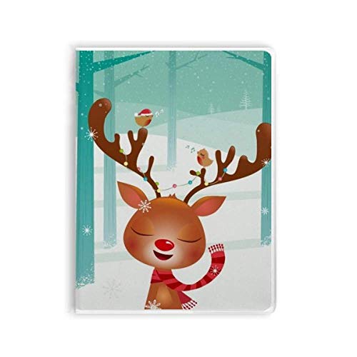 Journal intime au motif cerf et couverture souple un cadeau poétique