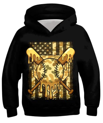 Image of Lovekider Boys Hoodie Kids 3D Print Graphic Pullover Sweatshirt 6-16 Years