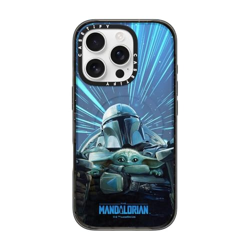 Coque iPhone 16 Pro CASETiFY luxe et robuste édition Mandalorian Magsafe