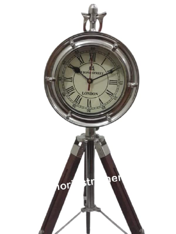 49 Bond Street London Dial Clock with Table Stand Home Decor