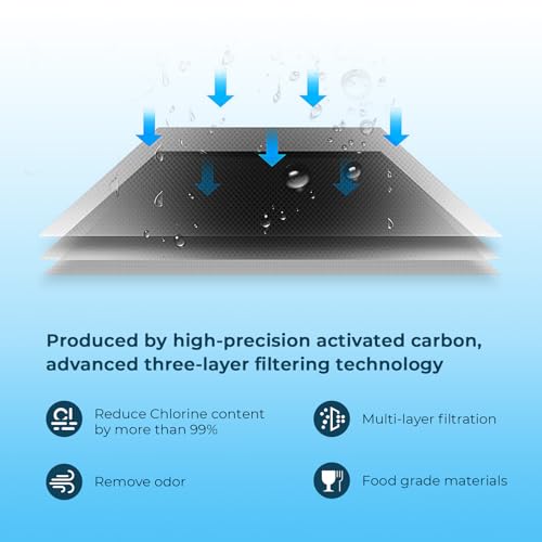 Image of Crystala Filters Water Filter Compatible with XWFE (Built-in CHIP), Replacement for GE XWFE, XWF Refrigerator Water Filter Pack of 2