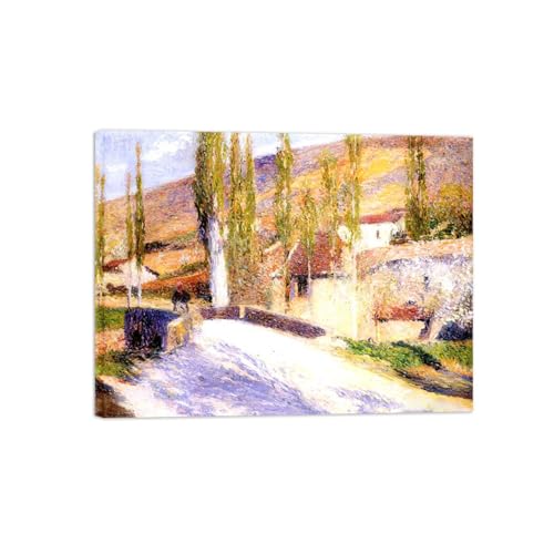 Célèbre peinture reproduction Sortie du pont toile salon 20x25