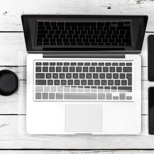 Protector de teclado antideslizante y transparente con diseño resistente al polvo 3