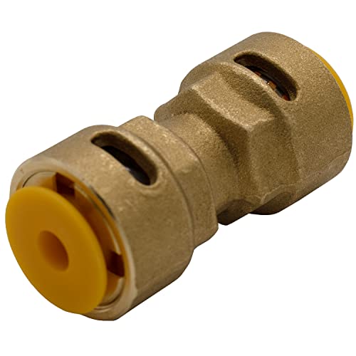 Image of Supplying Demand SB1 7 /8 Inch Quick Connect HVAC Brass Coupler Fitting
