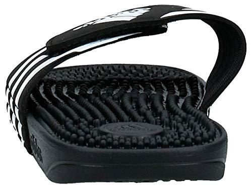 Adidas Unisex Adult Adissage Slides Sandal, Black/White/Black, 11 Women 10 Men Us #TOP2