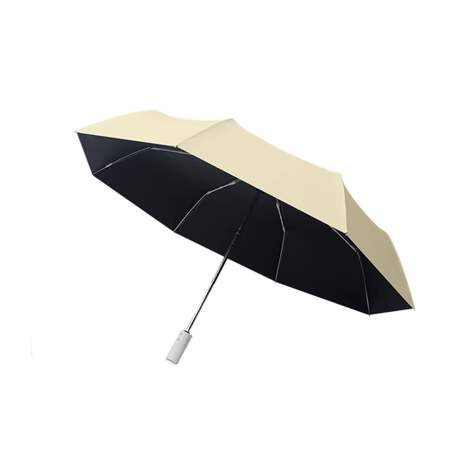 Paraguas a Prueba de Viento, antirrebote, Impermeable, Paraguas de Viaje, Apertura y Cierre automático, 8 Costillas, Compacto, Plegable, portátil, Paraguas para Hombres y Mujeres
