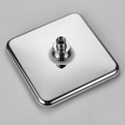 Regadera de mano cuadrada cromada para baño miniatura 6