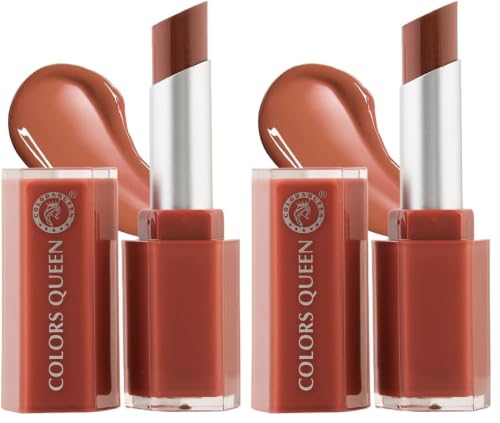 Image of Colors Queen Gloss Stick | Lightweight & Non-Sticky Lip Gloss | Smooth 8 Hrs Hydrating Formula | High Shine Lipstick for Women Enriched with Shea Butter, Vitamin E & Squalane (05 - Tiramisu, 3.6g)