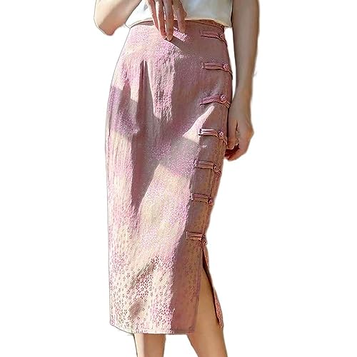 Jupe cheongsam mi-longue pour vos soirées et cocktails chics